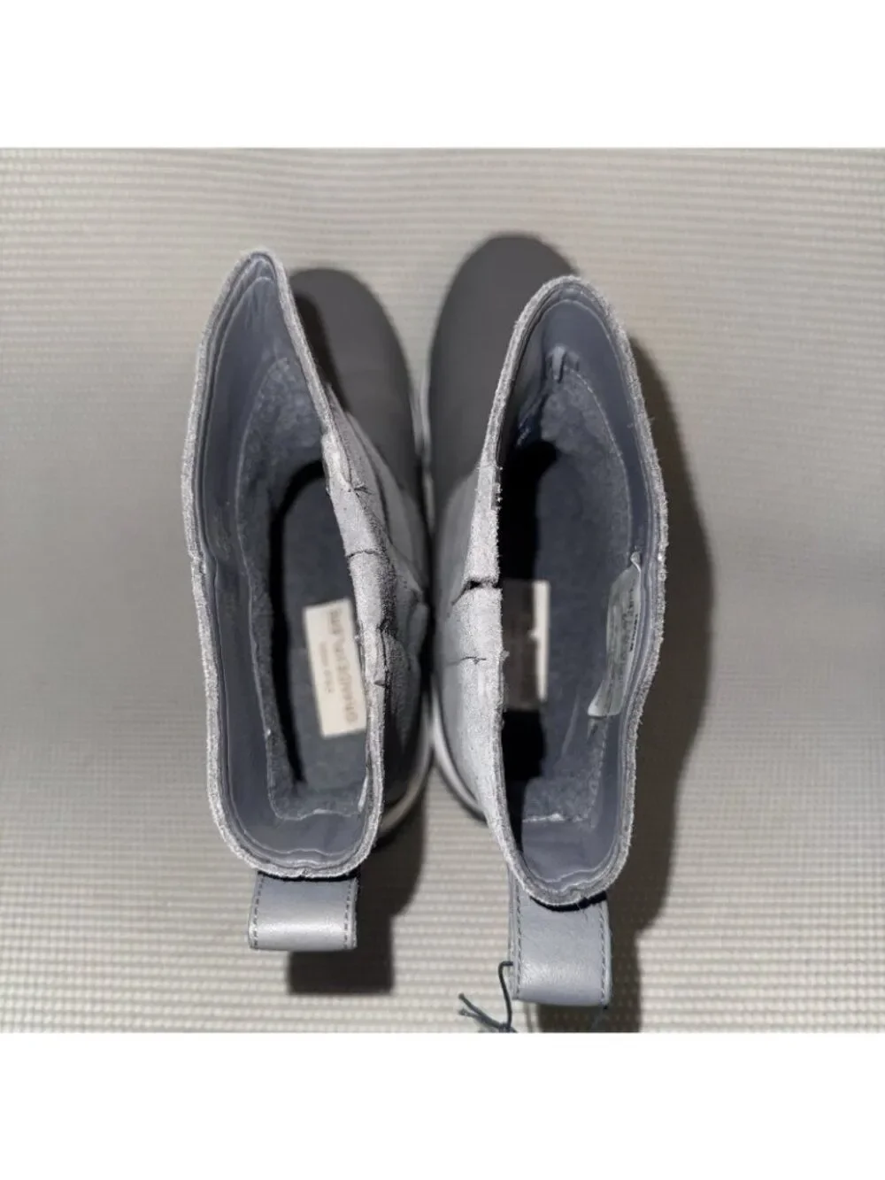 $250 Cole Haan Grand Explore Gray Waterproof Leather Pull On Boots Womens Size 6